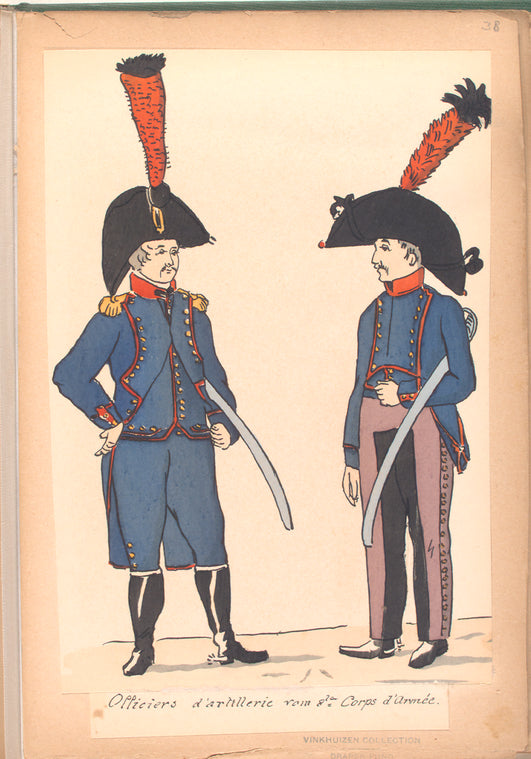 Officiers d'artillerie vom 8 Corps d'Armée