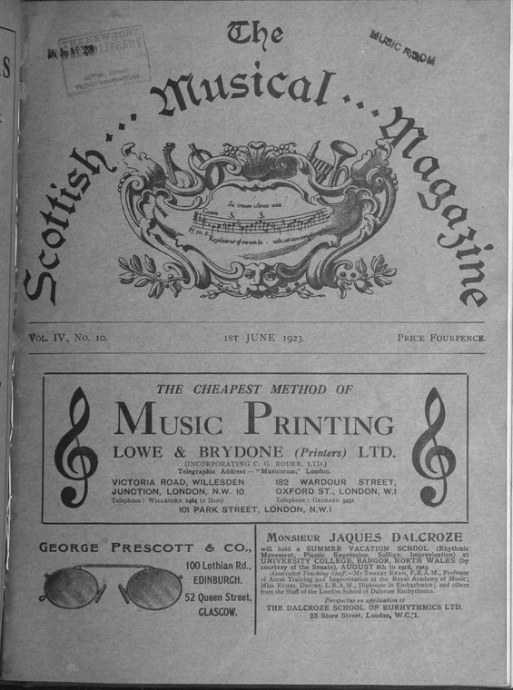 The Scottish musical magazine