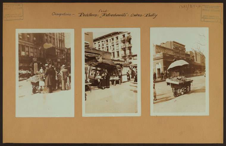 Occupations - Peddlers - Food - Refreshments - Cakes - Pastry.