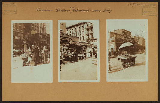 Occupations - Peddlers - Food - Refreshments - Cakes - Pastry.