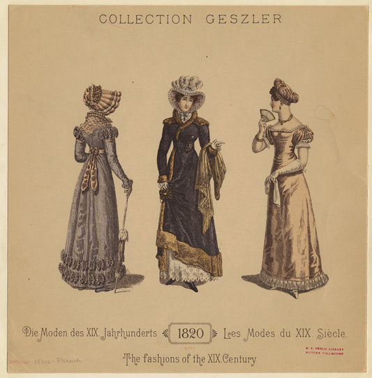 Die Moden des XIX. Jahrhunderts, 1820