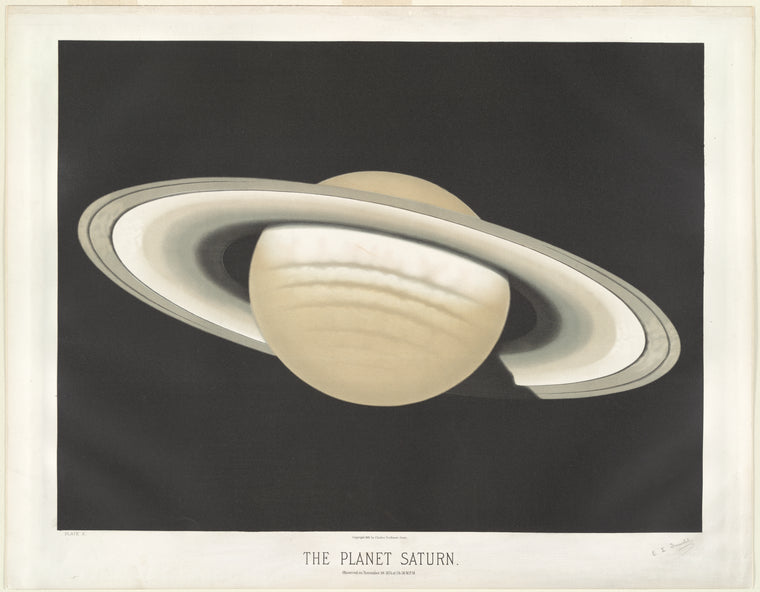 The planet Saturn: Observed on November 30, 1874, at 5h. 30m. P.M.