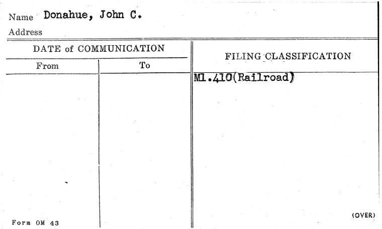 Donahue, John C.