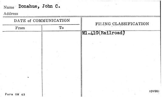 Donahue, John C.