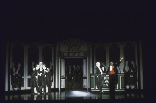 Actor Edward Duke in a scene fr. the Roundabout Theatre production of the one-man play "Jeeves Takes Charge." (New York)