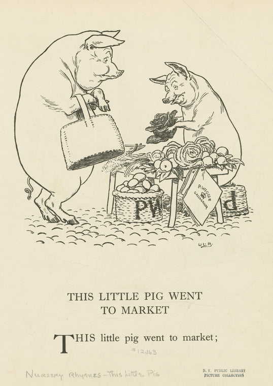 This little pig went to market.