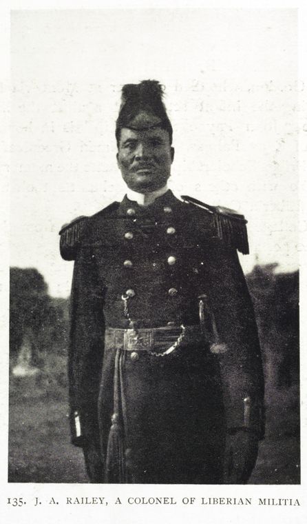 J. A. Railey, a Colonel of Liberian Militia