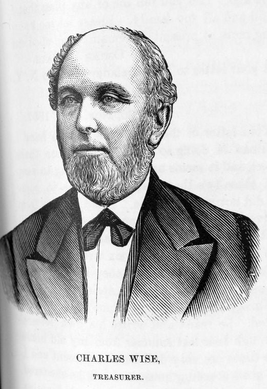 Members of the acting committee; Charles Wise, treasurer.