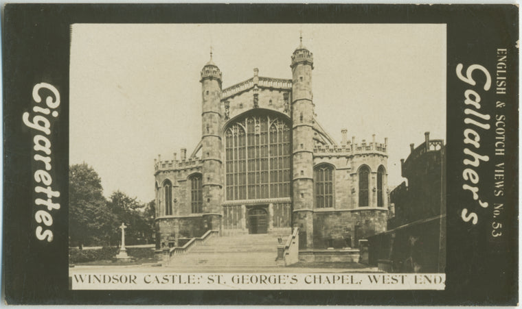Windsor Castle: St. George's Chapel, west end.