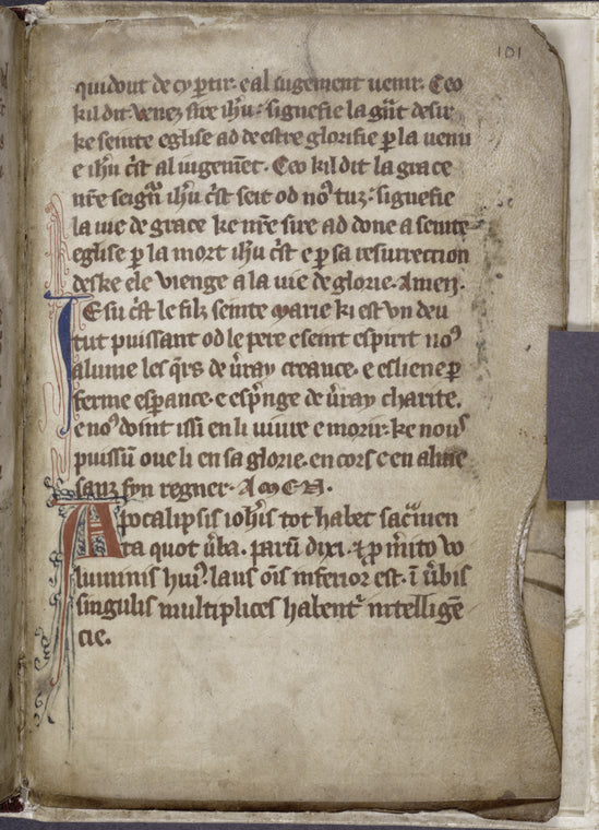 Explicit of main text; initials, placemarkers