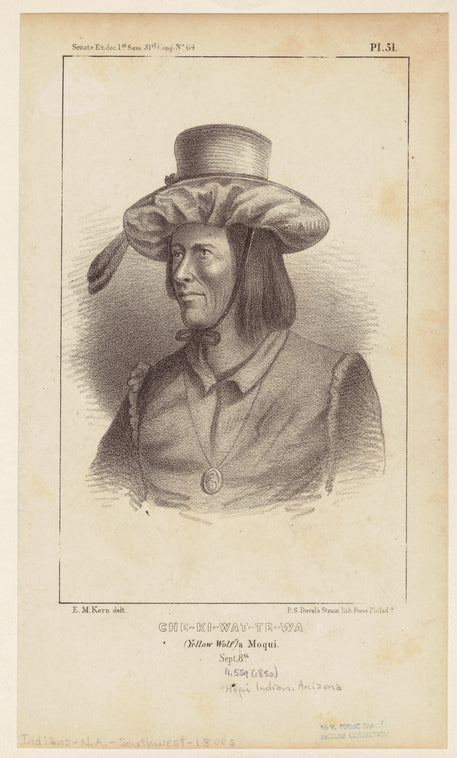 Che-ki-wat-te-wa (Yellow Wolf), a Moqui