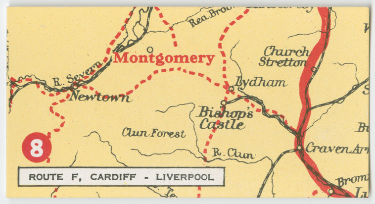 Route F. Cardiff - Liverpool.