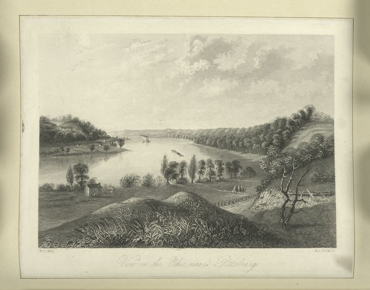 View on the Ohio, near Pittsburgh.