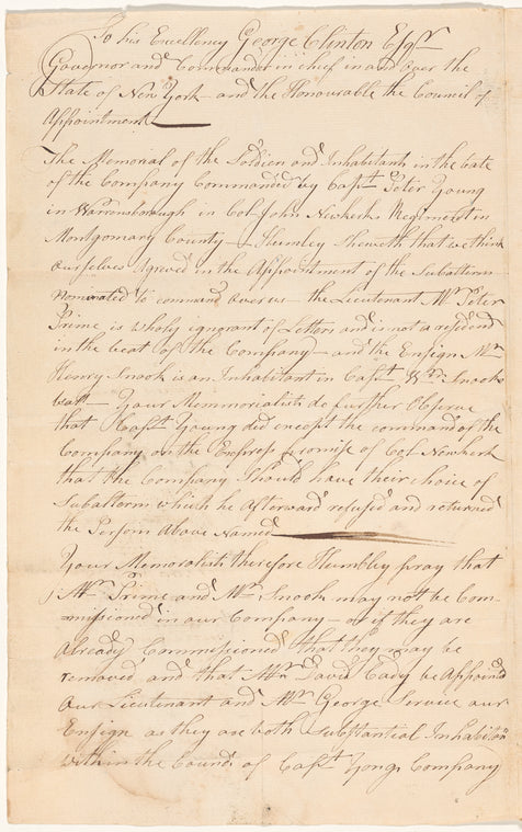 Letters and petitions