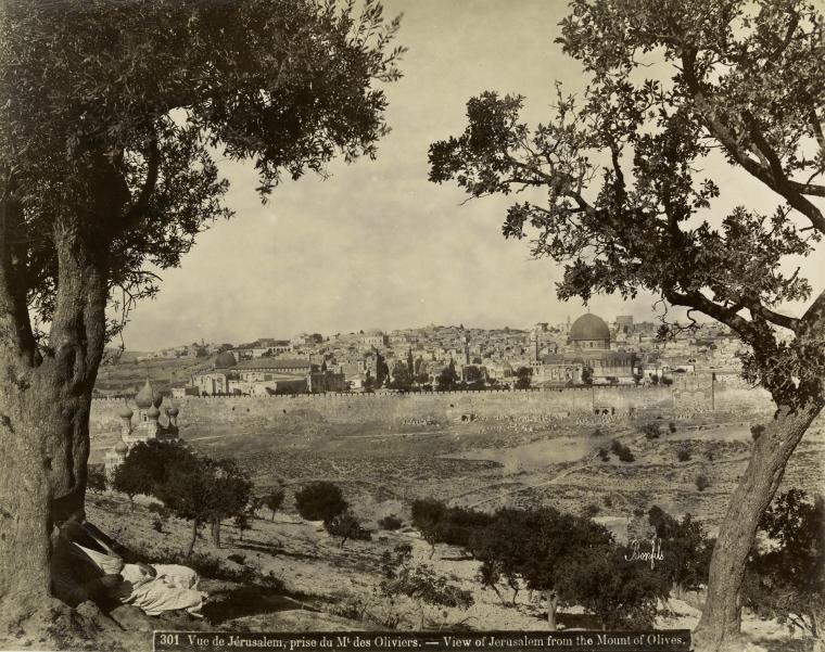 Vue de Jérusalem, prise du Mt des Oliviers