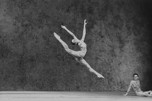 New York City Ballet production of "Summerspace" with Patricia Neary, choreography by Merce Cunningham (New York)