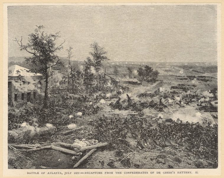 Battle of Atlanta, July 22d--recapture from the Confederates of De Gress's battery