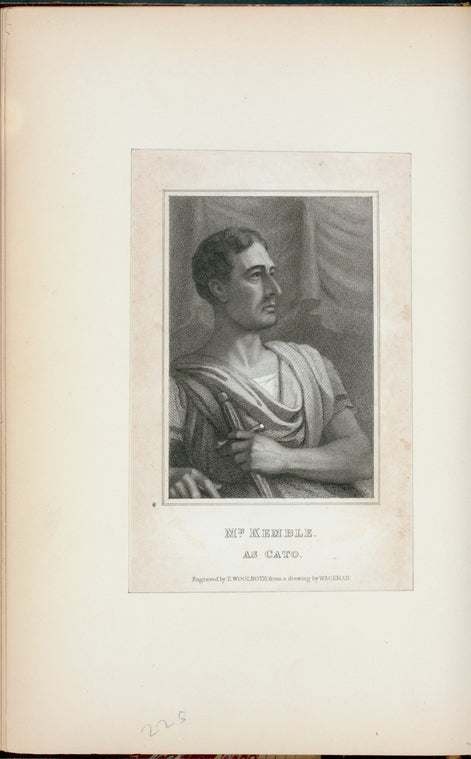 Mr. Kemble as Cato.