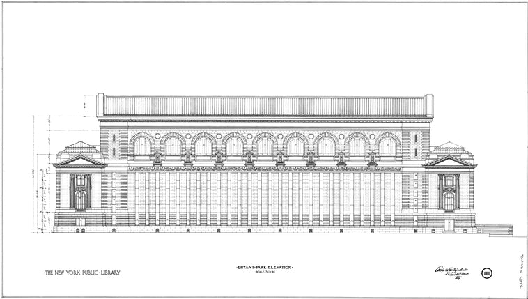 Bryant Park elevation