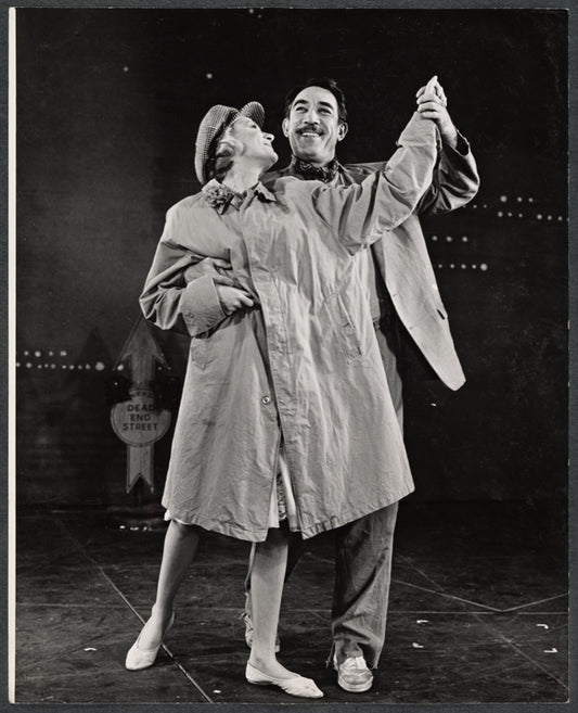 Margaret Leighton and Anthony Quinn in the stage production Tchin-Tchin