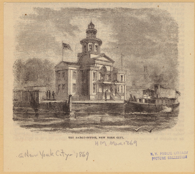 The Barge-Office, New York City