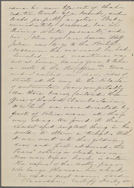 Hawthorne, Nathaniel, AL to, incomplete. Jul. 3, [1859?].
