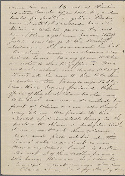 Hawthorne, Nathaniel, AL to, incomplete. Jul. 3, [1859?].