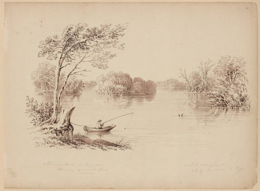 Illinois River at Kingston 211 miles above St. Louis