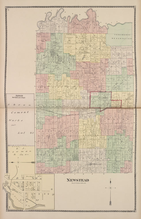 Akron [Village]; Newstead [Township]