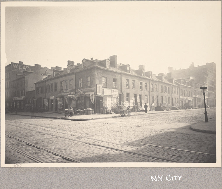 Storefronts on intersection of Hudson and Canal Streets