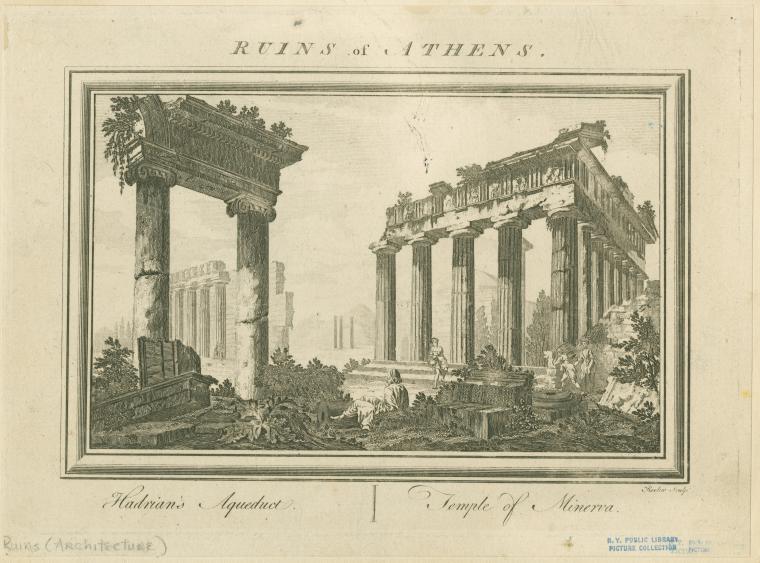 Hadrian's Aqueduct ; Temple of Minerva