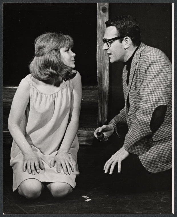 Barbara Harris and Larry Blyden in the stage production The Apple Tree