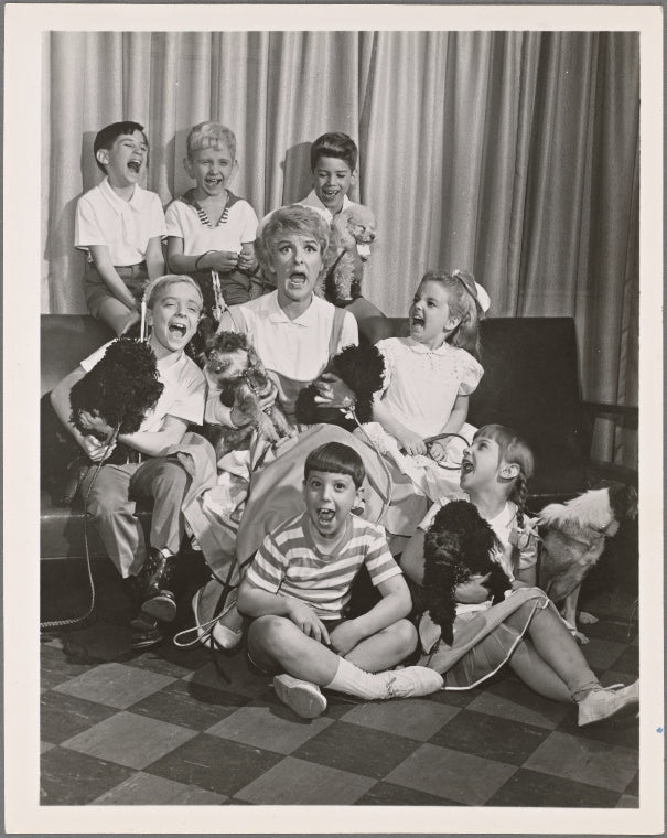 Elaine Stritch in a scene from the original Broadway production of Noël Coward's "Sail Away"