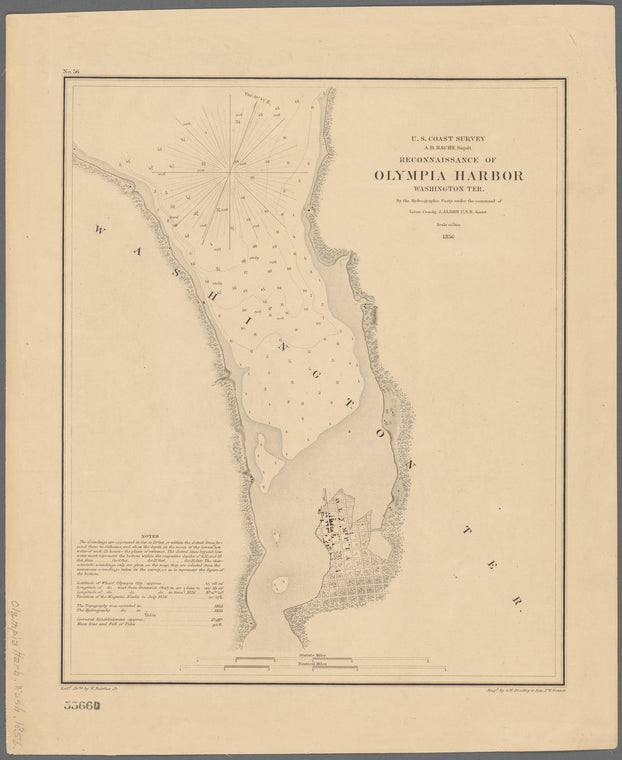 Reconnaissance of Olympia Harbor, Washington Ter.