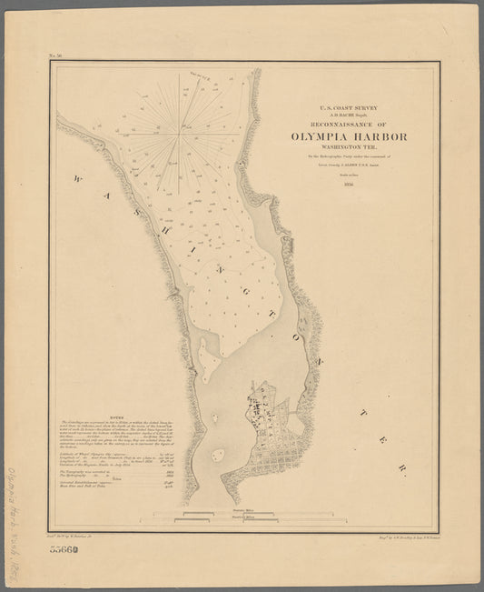 Reconnaissance of Olympia Harbor, Washington Ter.