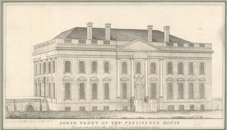 North front of the president's house