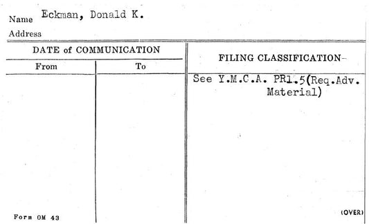 Eckman, Donald K.