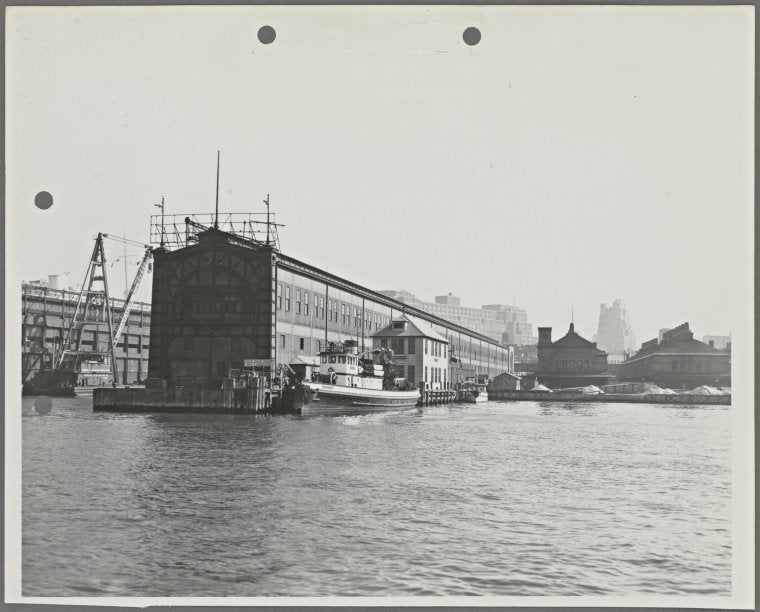 Pier 53, North River. View from River
