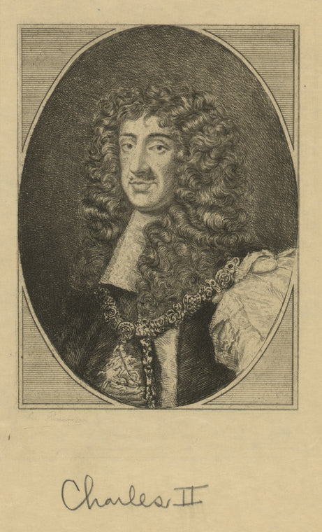 Charles II, king of England.