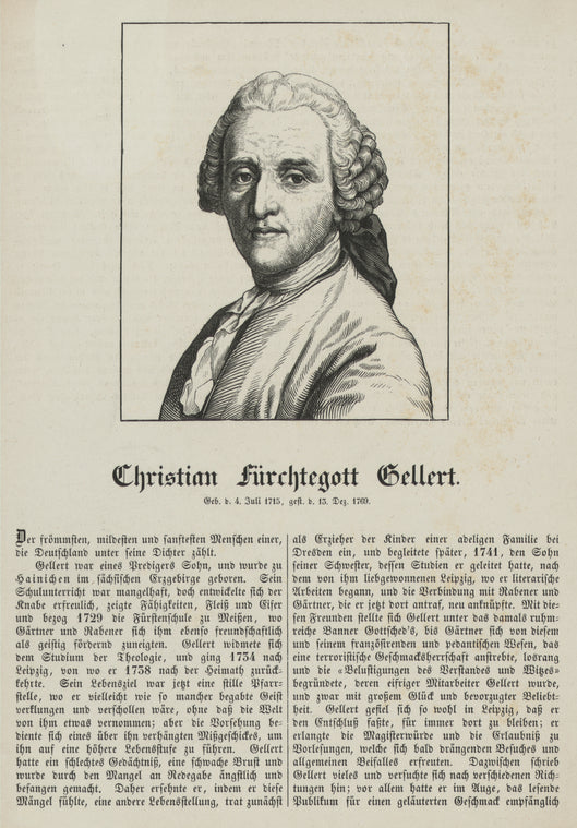 C. F. Gellert.