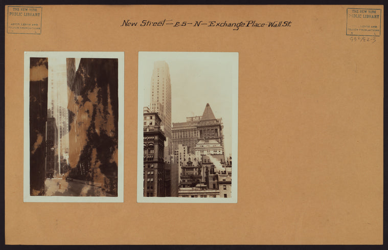Manhattan: New Street - Wall Street