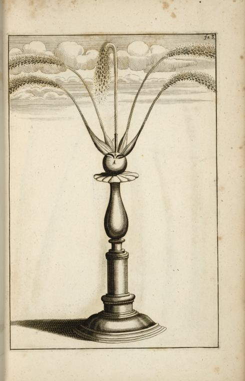 Fountain with five spouts
