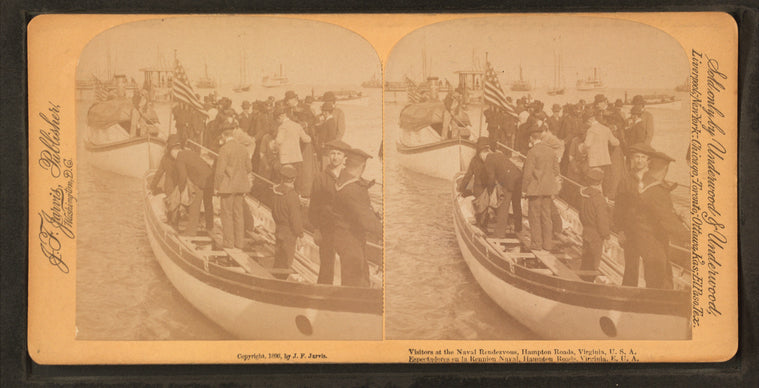Visitors at Naval Rendezvous, Hampton Roads, Virginia, U.S.A.
