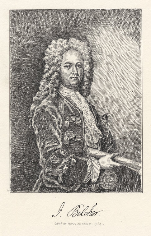 J. Belcher, governor of New Jersey.