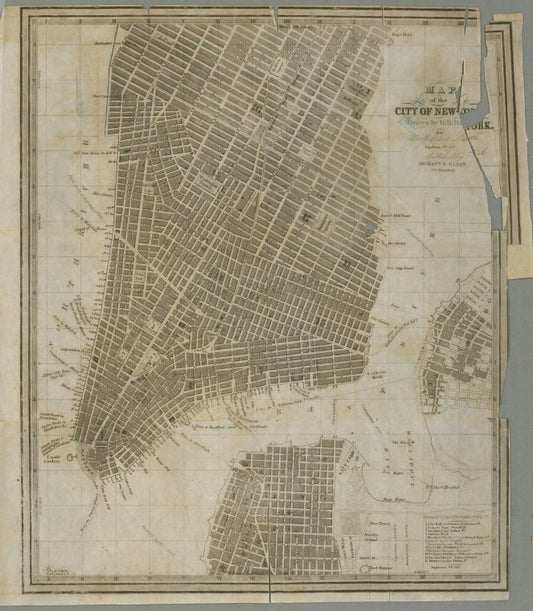 Map of the city of New-York