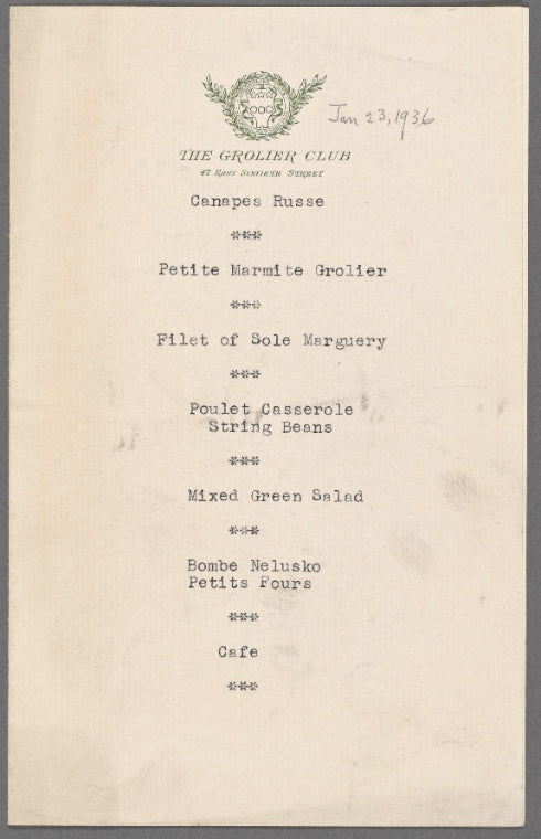 The Grolier Club