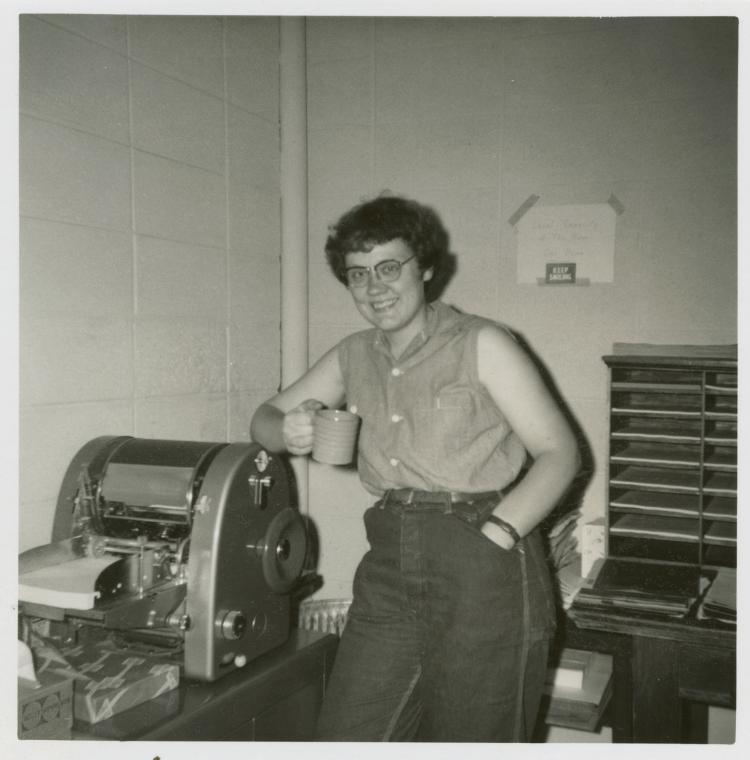 Barbara preps DOB-NY newsletter