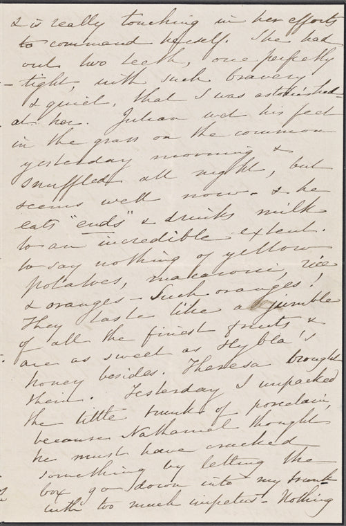 Hawthorne, Maria Louisa, ALS to. April 28, 1850.