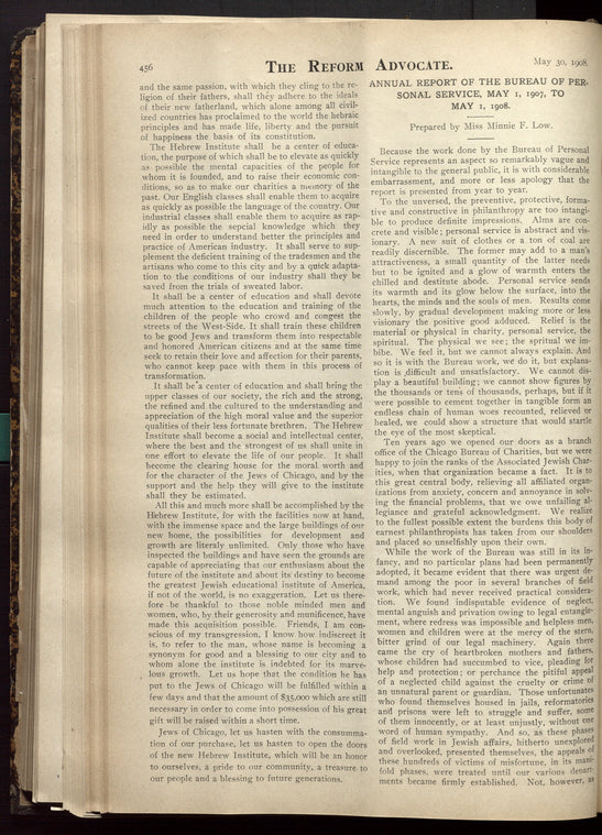 The Reform advocate