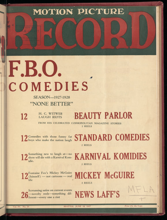 Motion picture record